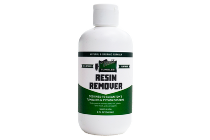 Toms Tumbler resin remover