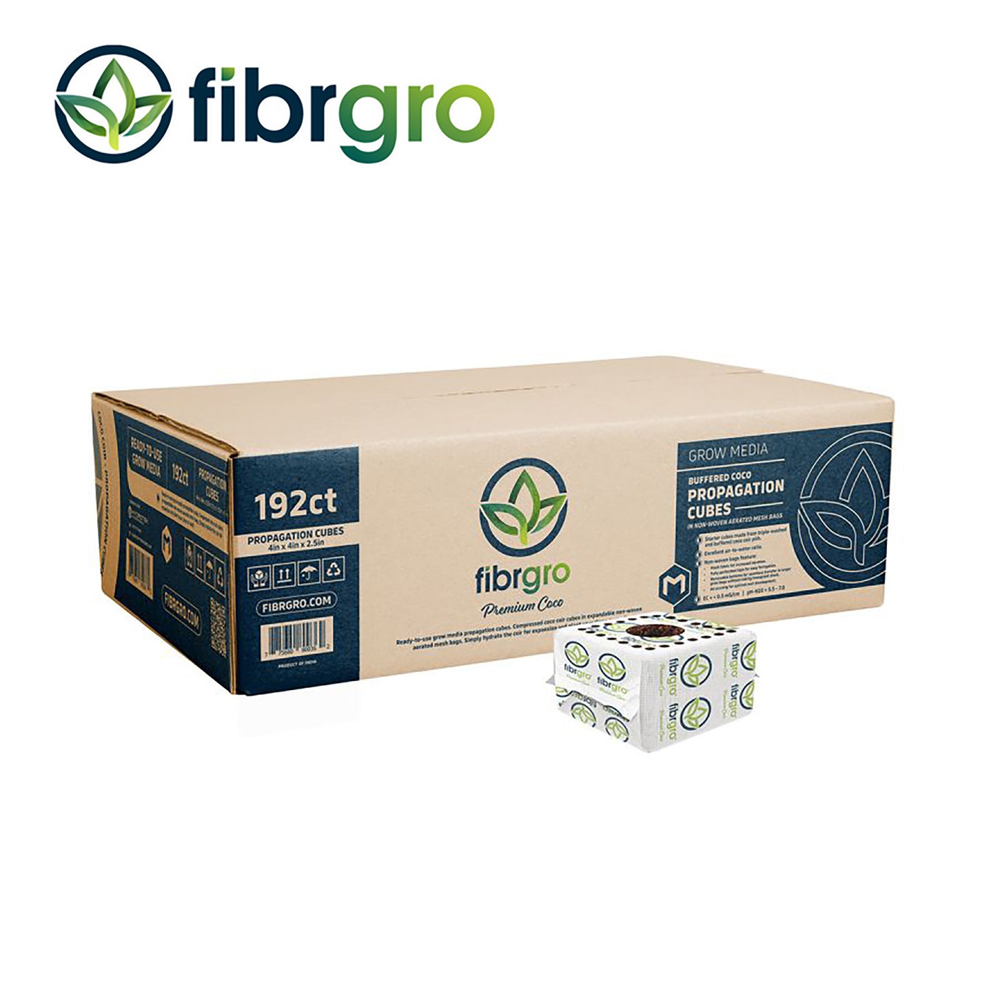 Fibrgro 4x2.5 non woven propagation cube