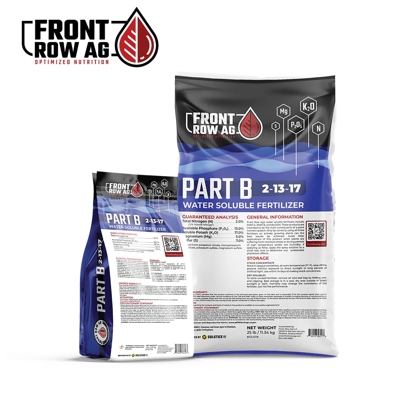 Front Row Part B Powder Fertilizer